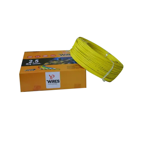 Yellow Single Core Wire - Color: As Per Availability