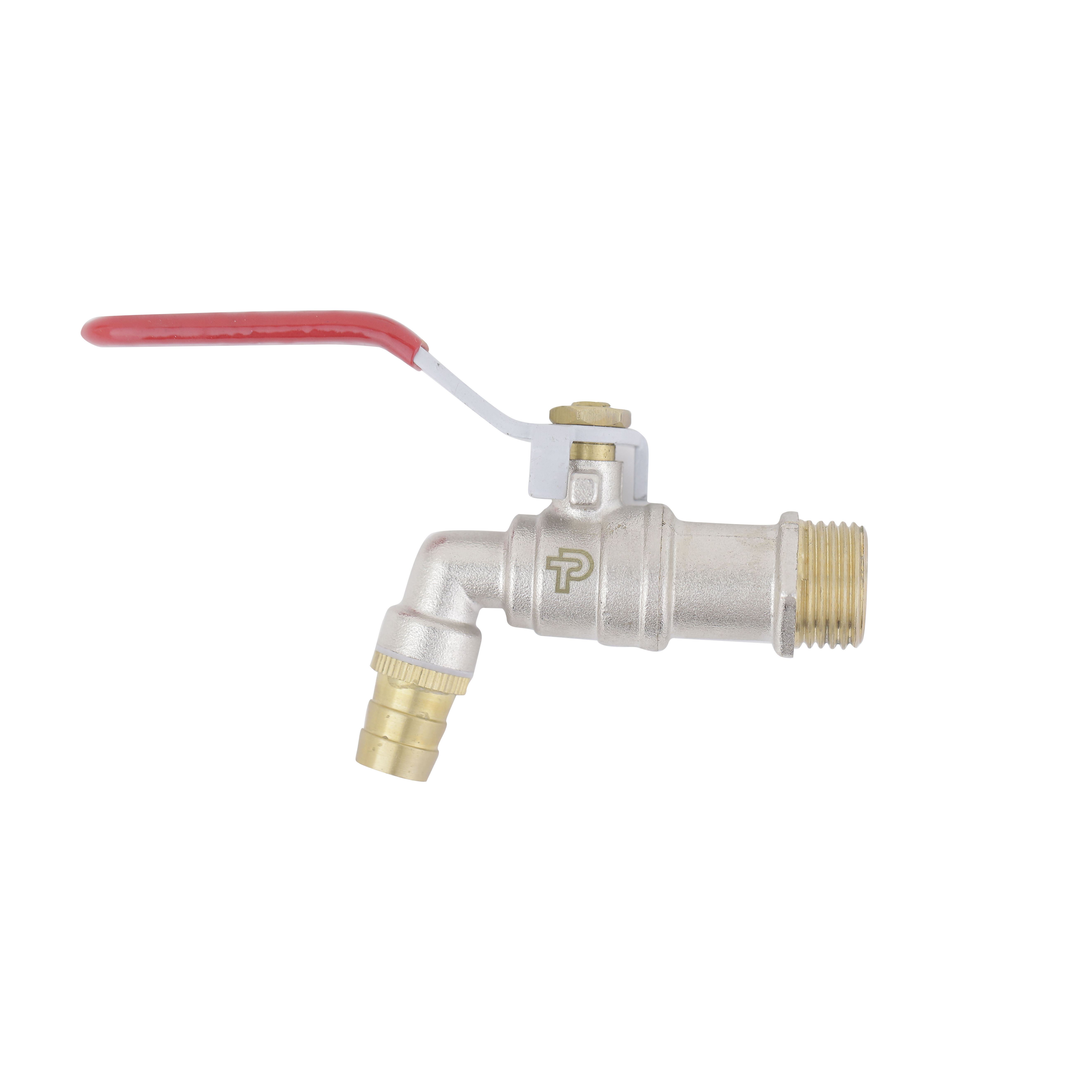 Brass Nozzle Bib Cock - Color: Silver
