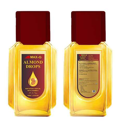 Almond Oil - 100 Milliliter (mL) , Golden Color, Versatile Oil for Culinary and Cosmetic Uses