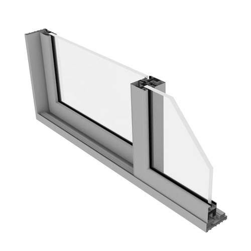 Aluminium Sliding Door - Various Sizes, Grey Finish | Suitable for Commercial and Residential Applications