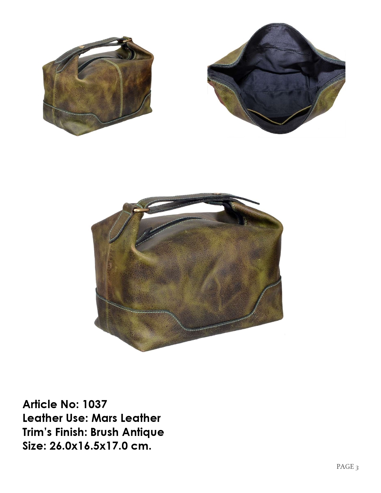 Leather Toiletry Kit