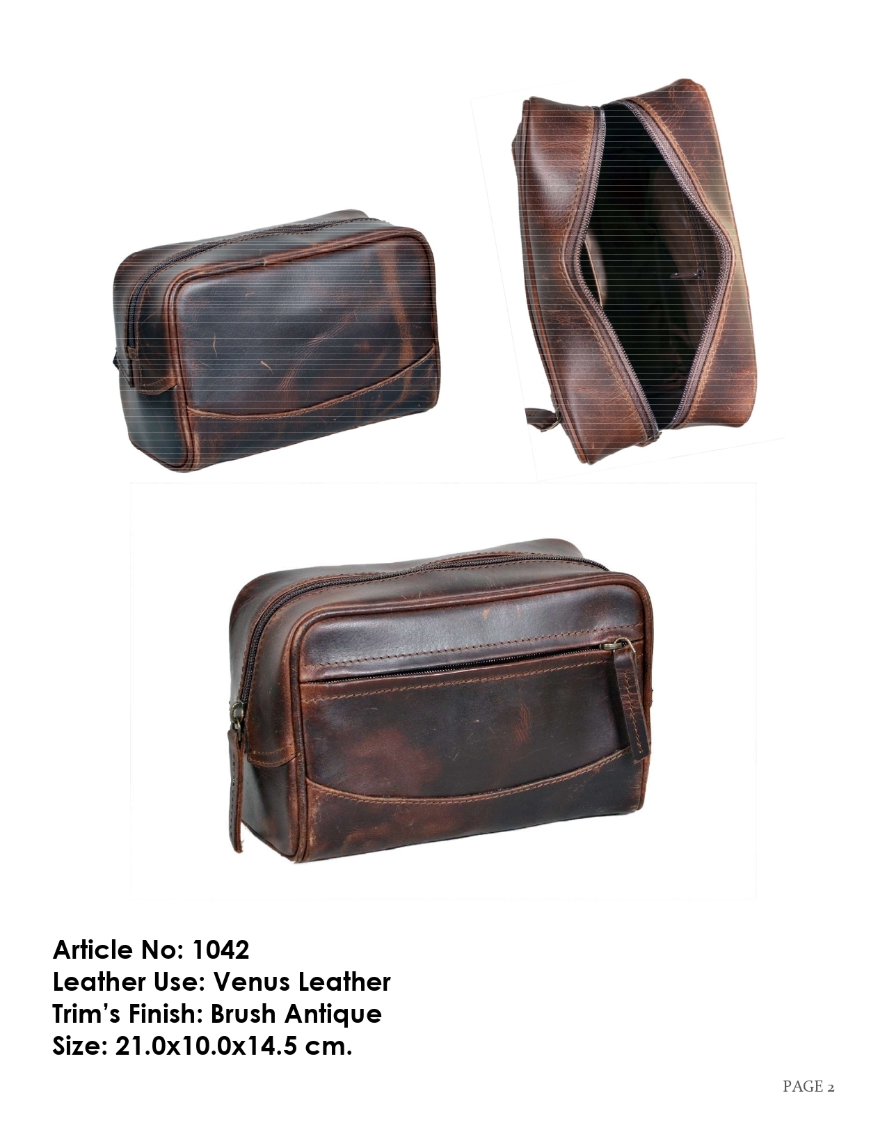 Leather Toiletry Kit