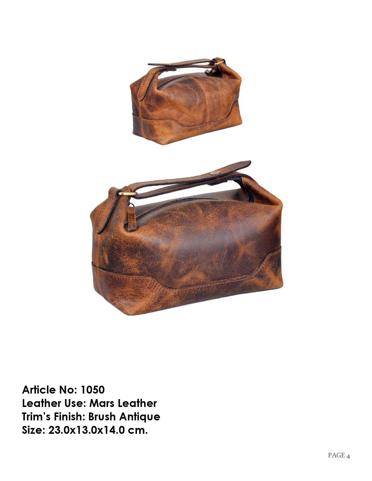 Leather Toiletry Kit