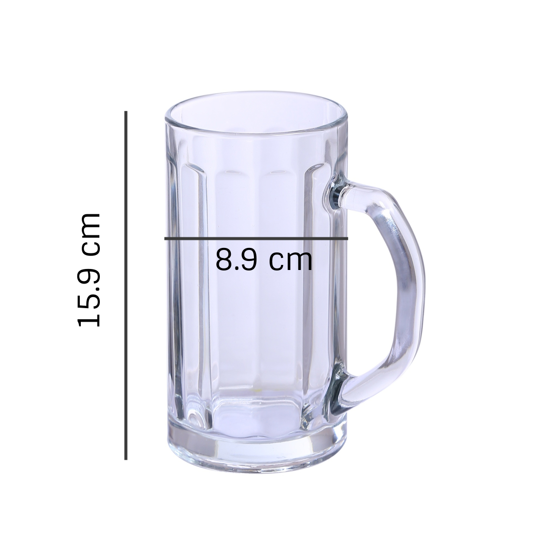 Uniglass Nicol Beer Glass Mug Set 500ml - Color: Transparent