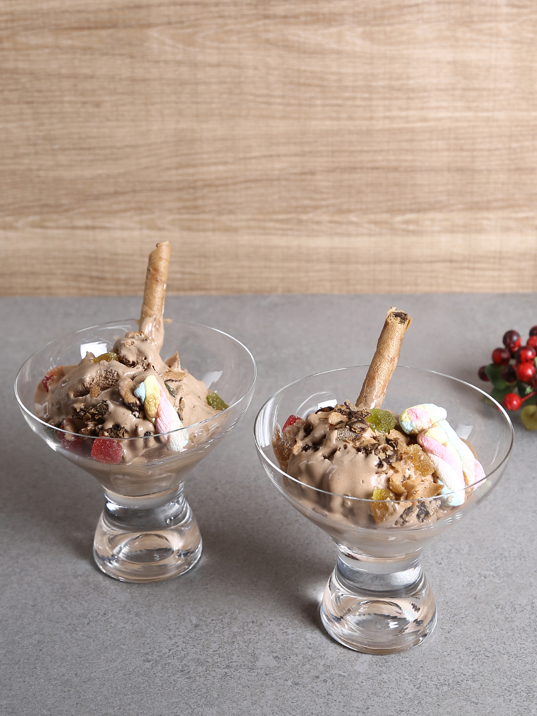 Bohemia Crystal Samba Ice Cream Cup Set 330ml Set Of 4pcs Transparent Non Lead Crystal Glass