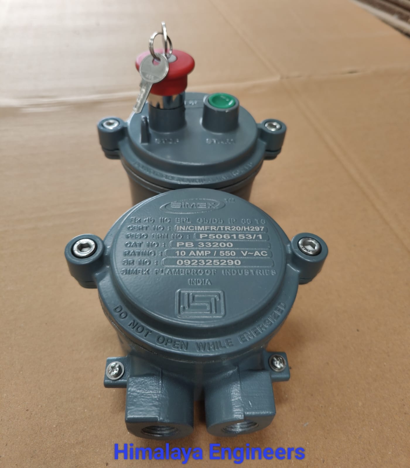 Flameproof Switchgear Cover Material: Metal Base