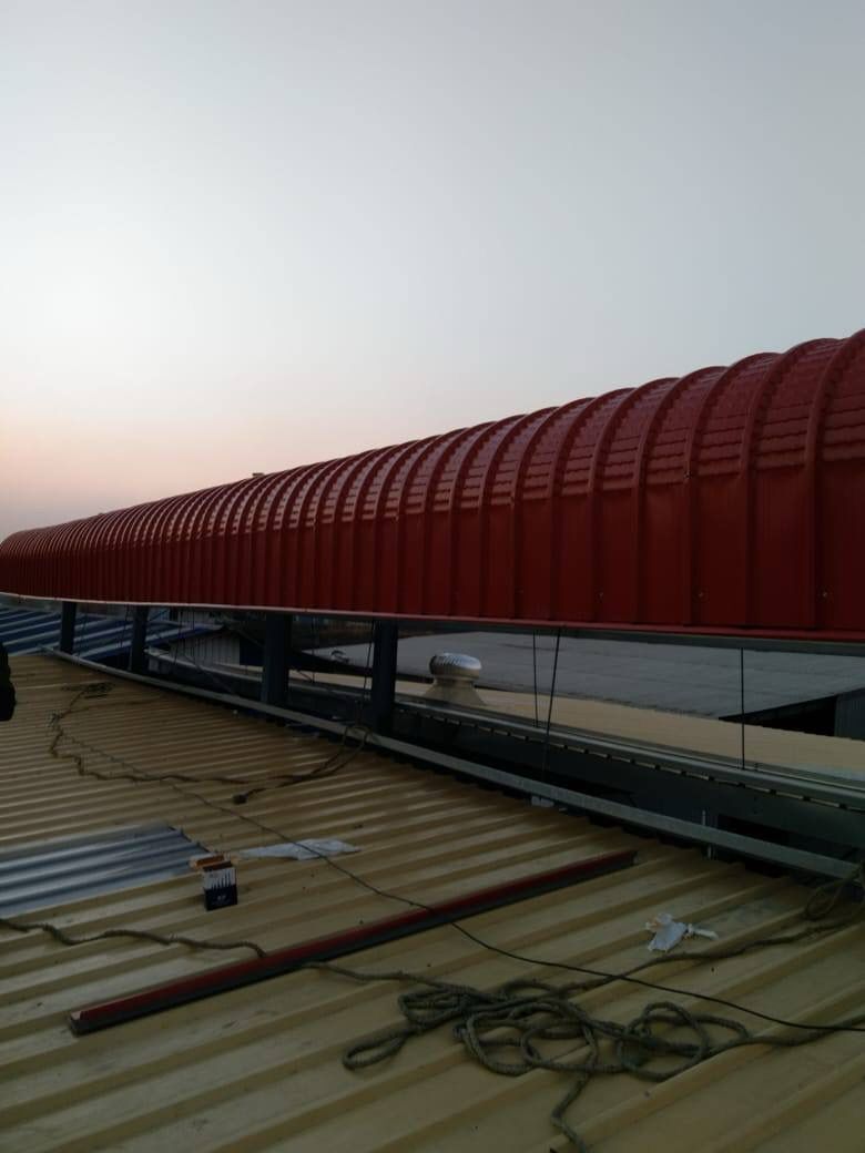 Pre Engineered Building Manufacturers - Aluminum Sheet Roof, Sandwich Panel Walls | Custom Color Options, Glass Wool Insulation, Aluminum Windows With Four Units