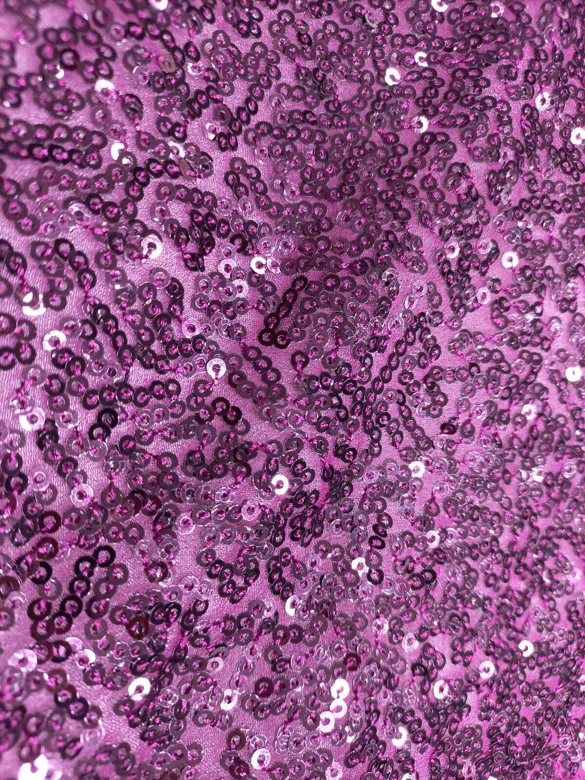 Pink Sequin Fabric For Women Clothes Online