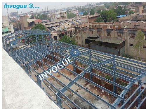 Roof Top Structure - Quality Steel, Glass Wool Insulation , Metal Sheet Walls For Warehouses, Factories, And Car Parking Solutions