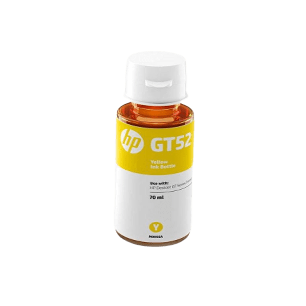 Hp Gt52 70-ml Yellow Original Ink Bottle - Application: Laser Printing