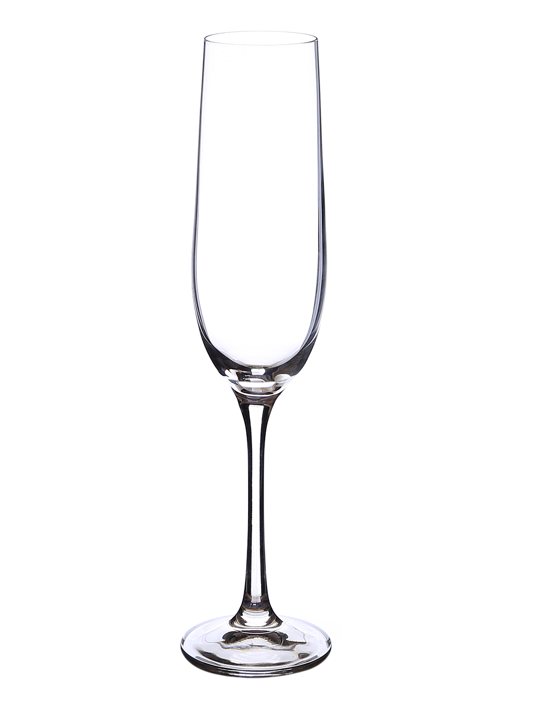 Bohemia Crystal Viola Champagne Flute Glass Set 190ml Set Of 6 - Color: Transparent