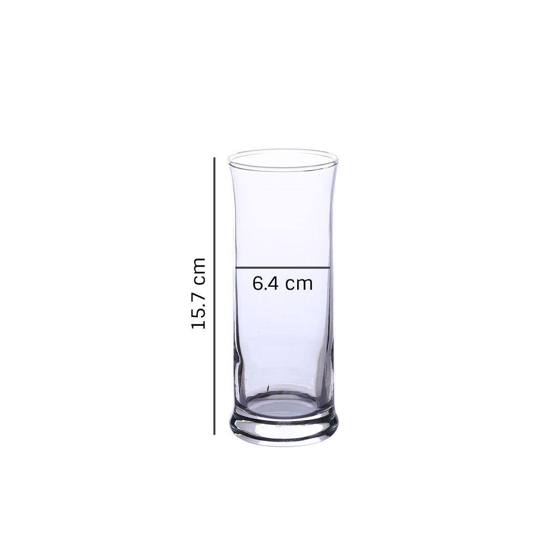 Uniglass Frappe Cocktail Coffee Drinking Glass 290 Ml Set Of 6 Pcs - Color: Transparent