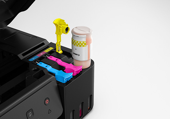 Pixma G1730 Printer - Compact Design, A4 Print Speed 11.0/6.0 Ipm | Hassle-free Ink Refilling, Easy Maintenance, Borderless Photo Printing