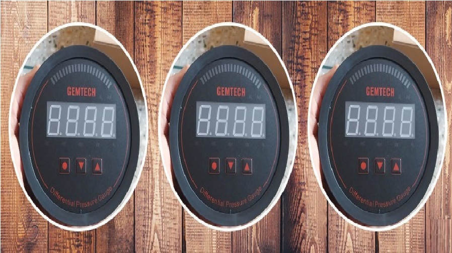 Gemtech Series 3000 Digital Pressure Gauge With Alarm Range 0 To 6 Mm Wc