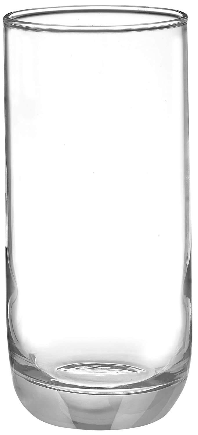 Smartserve Kouros Bar Imported Highball Tall Coffee Glass Set 360ml Set Of 2 - Color: Transparent
