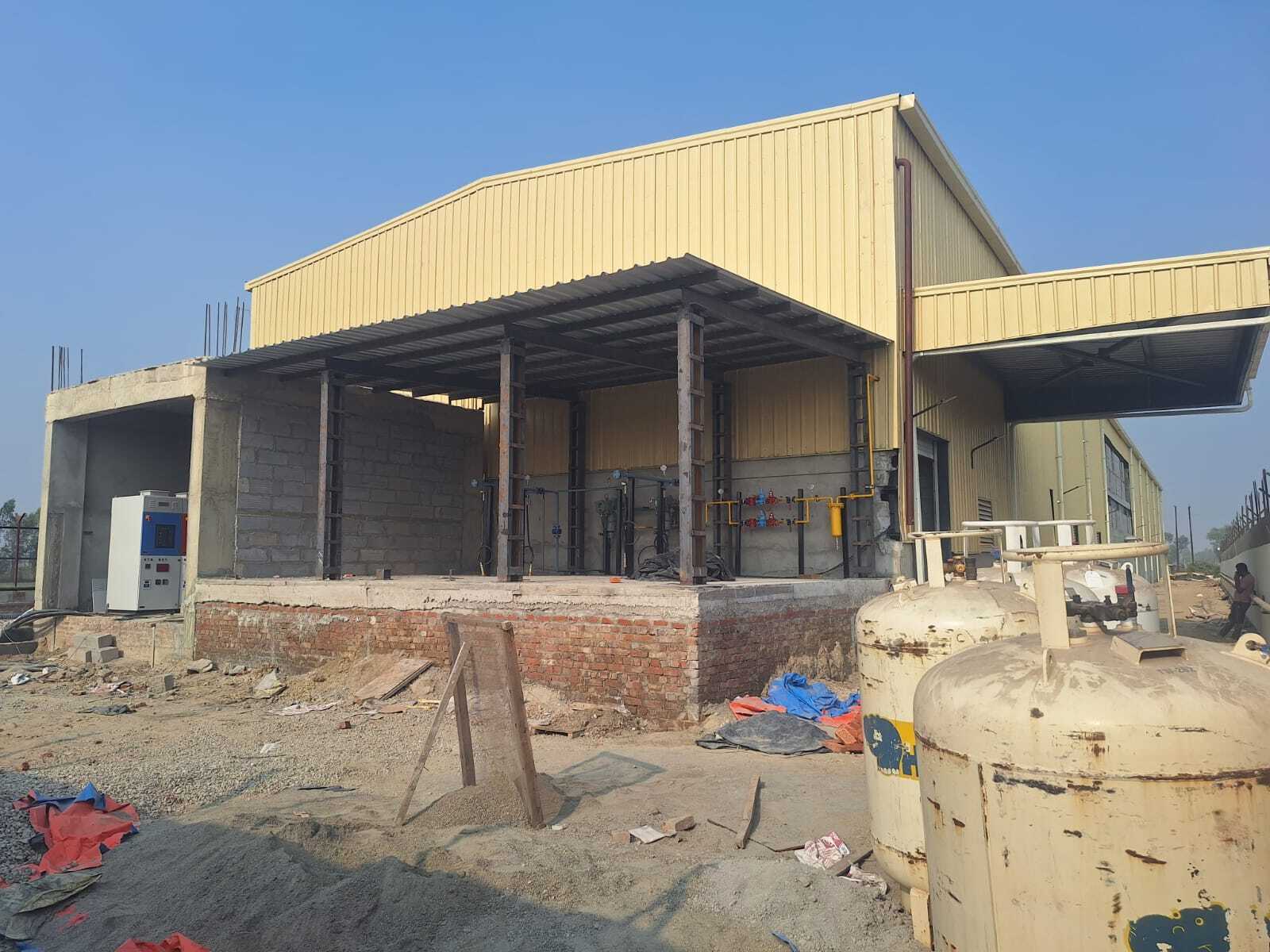 Ms Structure Building - Steel, Prefabricated Design, Custom Color, Sliding Aluminum Windows | Insulation: Rock Wool, Wall: Sandwich Panel, Environment Friendly Solutions