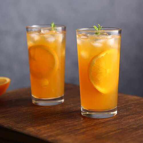 Uniglass Kyknos आयातित ऊंचे पानी और जूस के गिलास सेट, पारदर्शी, 250ml, 6 का सेट
