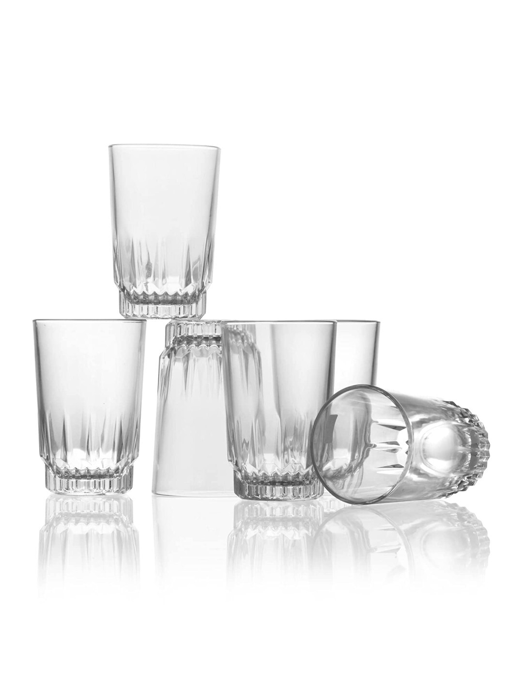 Uniglass Olympus Water Juice Glass Set 265ml Transparent Set Of 6
