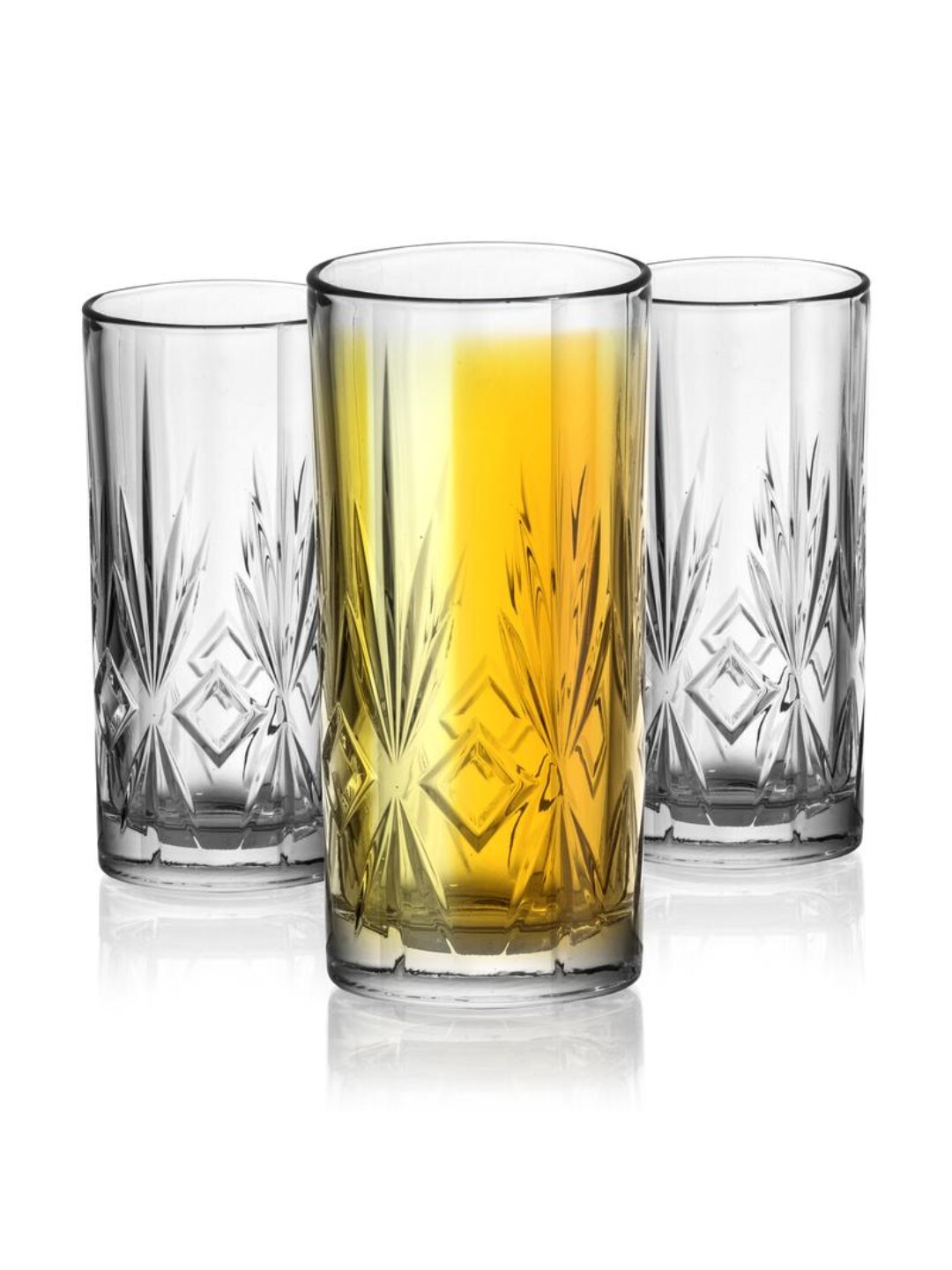 Uniglass Royal Juice And Cocktail Glass Set - Soda Lime Glass, 335ml Transparent, Set Of 2/4/6 Pcs