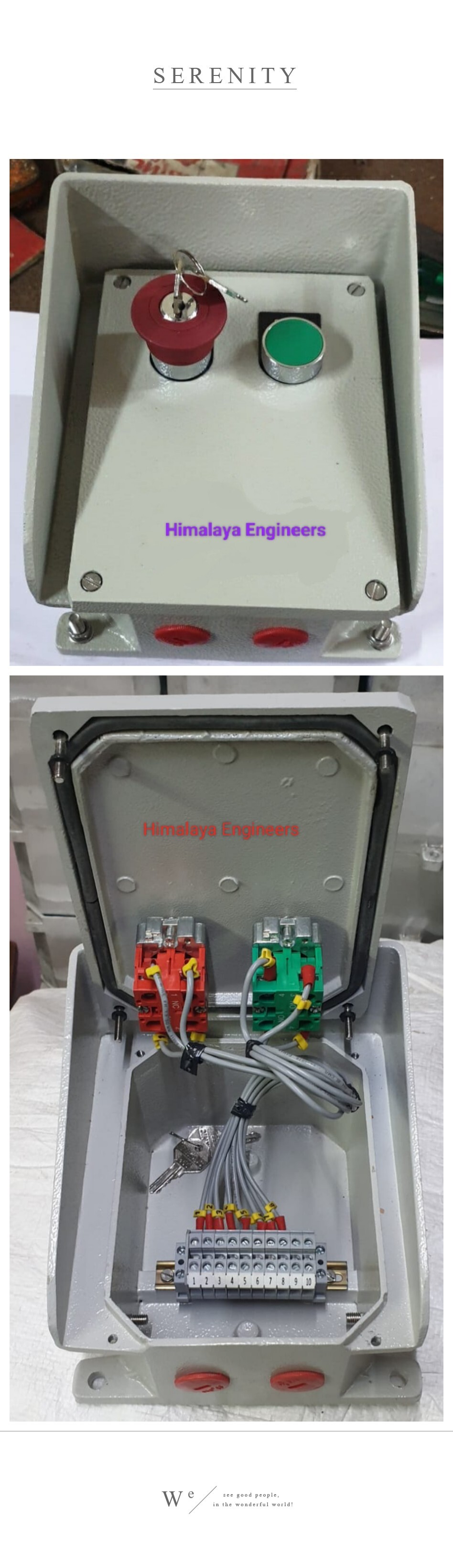 Weatherproof Control Station - Cast Aluminum & Frp Material, Ip65 Protection Level, 2/3 Way Operation, Rated Voltage 110-440v, High Performance & Easy Operation