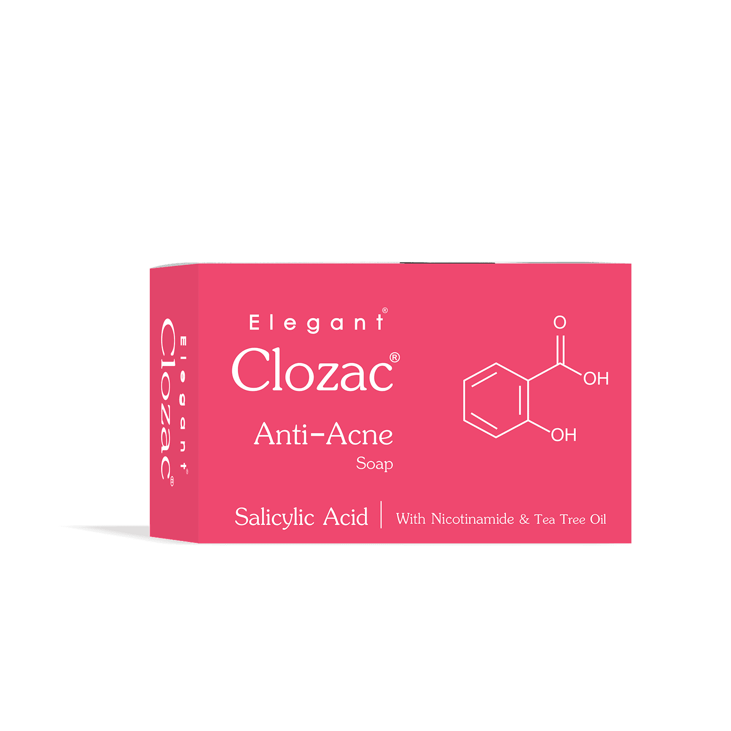 Clozac Soap - 75g/100g/125g | Antibacterial, Pimple Care, Skin-revitalizing Formula With Tea Tree Oil & Aloe Vera