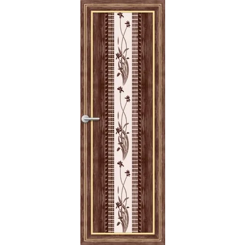 Design High Durability White Pvc Bathroom Door With Glossy Finish