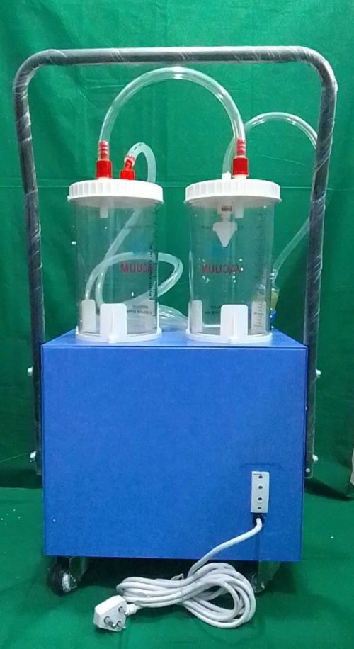 Suction Machine - Model Sm_005, 710mm Hg Capacity, 30-35 Lpm Flow Rate, Four-wheel Design, Whisper-quiet Operation Under 50 Db