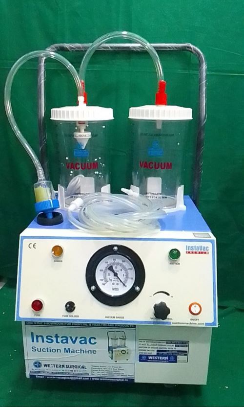 Suction Machine - Model Sm_005, 710mm Hg Capacity, 30-35 Lpm Flow Rate, Four-wheel Design, Whisper-quiet Operation Under 50 Db