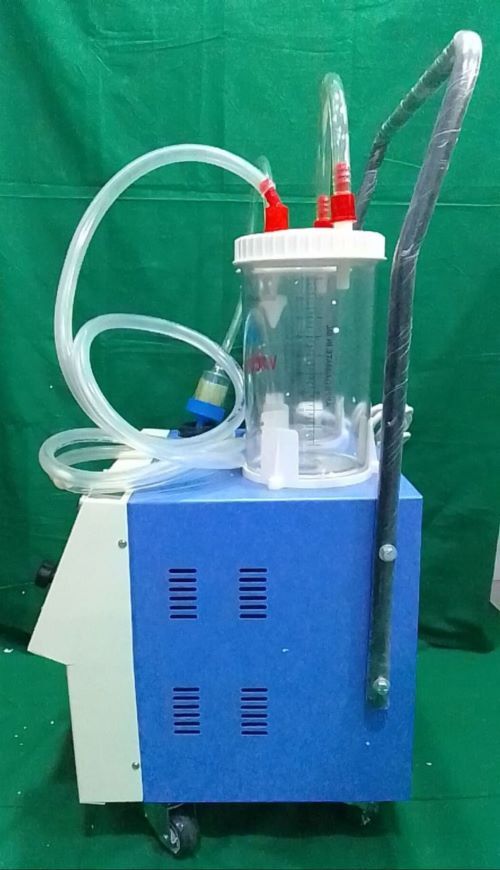 Suction Machine - Model Sm_005, 710mm Hg Capacity, 30-35 Lpm Flow Rate, Four-wheel Design, Whisper-quiet Operation Under 50 Db