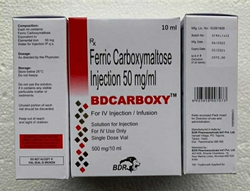 Liquid 50 Mg Ferric Carboxymaltose Injection