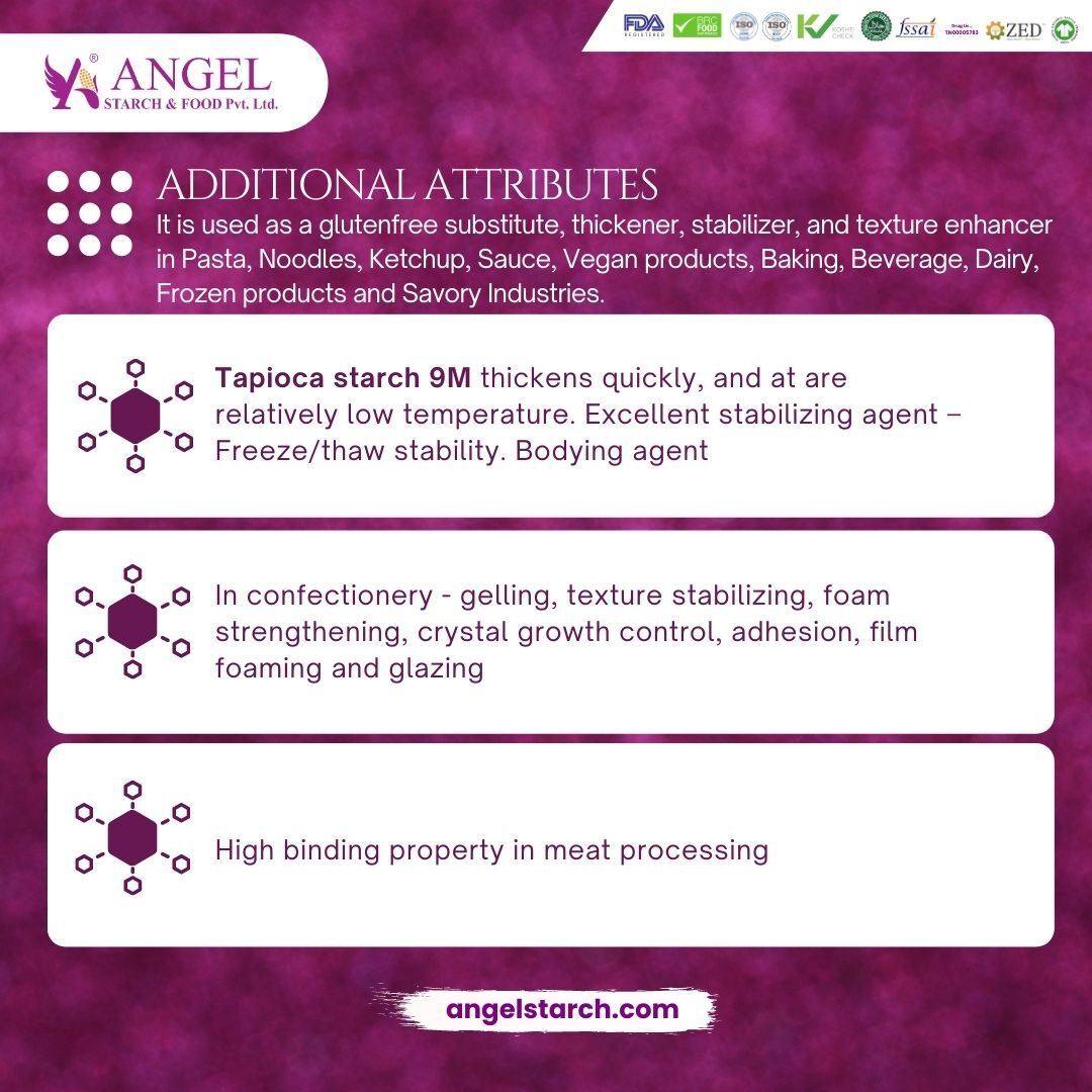 Native Starch Tapioca Starch Quick Thickener For Fruit Pies - Gluten-free, Grain-free, Non-gmo Fine Powder From Cassava Root, 24 Months Shelf Life, Texture Enhancer