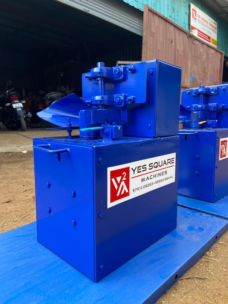 Coconut Broom Stick Making Machine - Color: Blue