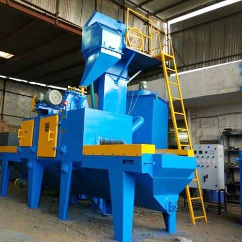 Semi Automatic Stone Shot Blasting Machine By Gayatri Shot Blast Equipments