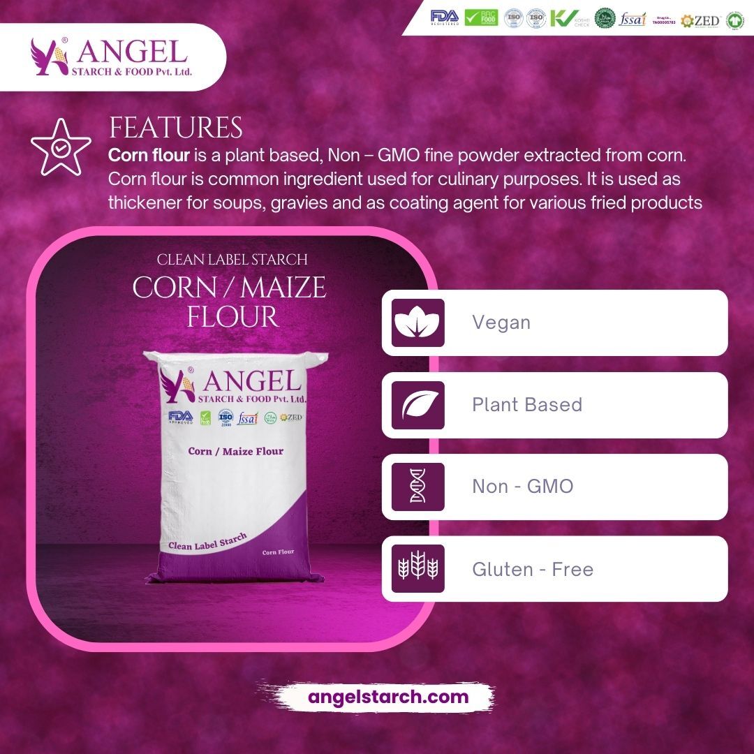 Original Native Starch Corn Flour For Chocolates