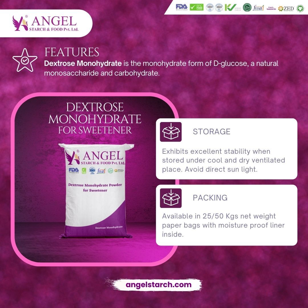 Dextrose Monohydrate Powder - 25 Kilograms, Original Flavor, Dried Whole Milk Type, 2-year Shelf Life