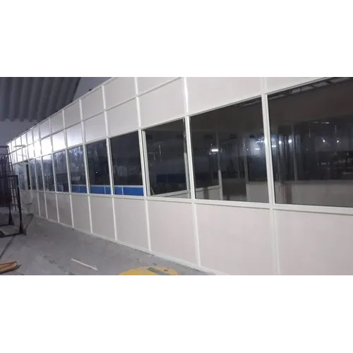 Commercial Aluminium Partition - Color: Silver