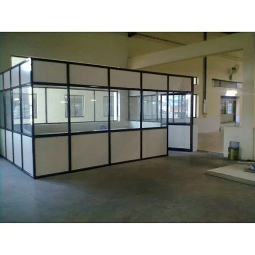 Corporate Workstation Partition - Color: Black And White