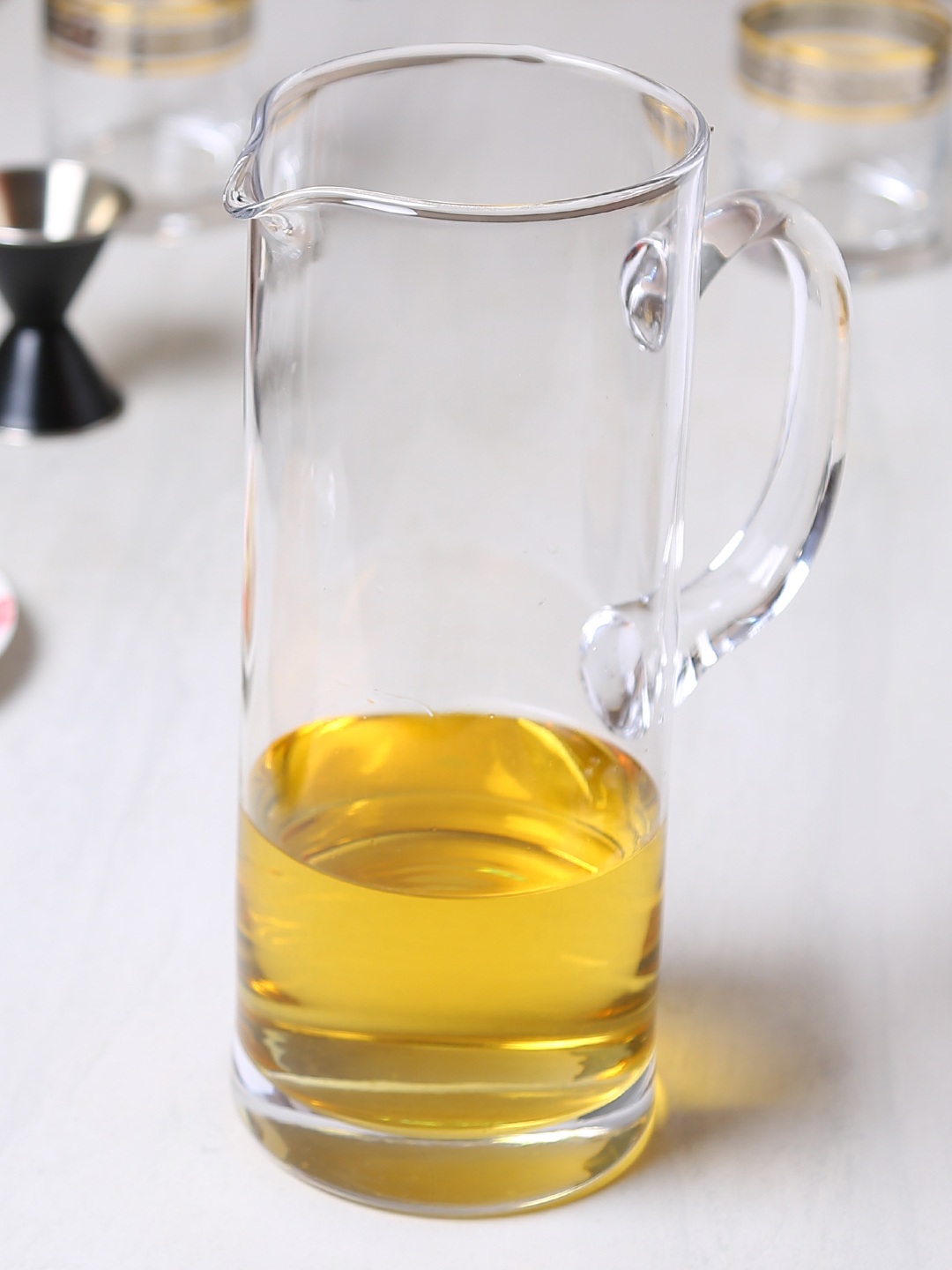 Crystal Jug - 1500 Ml, Lead-free Non-lead Crystal Glass, Dishwasher Safe, Transparent