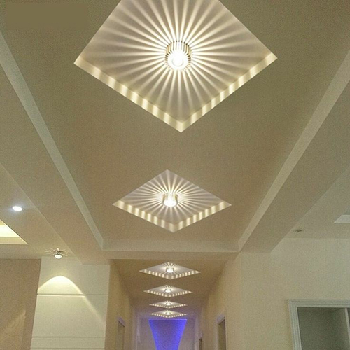 White Modern Led Ceiling Light For Home Decor