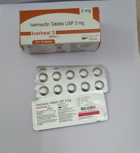 आइवरमेक्टिन 3mg टैबलेट्स
