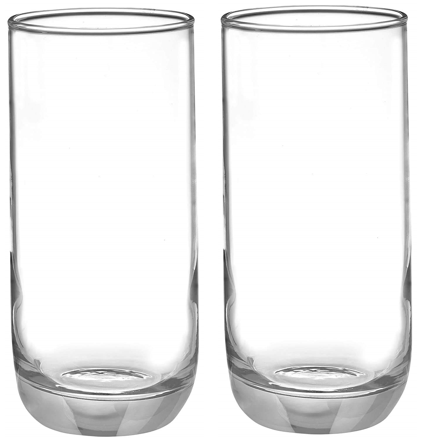 Uniglass Highball Glass Set - 360ml Capacity, Soda Lime Glass, Clear Transparent Finish, Durable And Dishwasher Safe, Ideal For Cocktails And Juices - Set Of 6