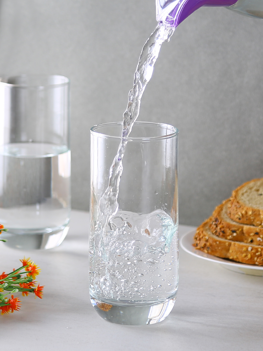 Uniglass Highball Glass Set - 360ml Capacity, Soda Lime Glass, Clear Transparent Finish, Durable And Dishwasher Safe, Ideal For Cocktails And Juices - Set Of 6