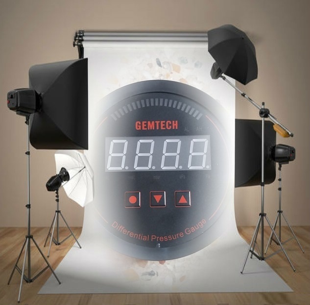 Gemtech Series 3000 Digital Pressure Gauge With Alarm Range 0 To 1000 Mm Wc