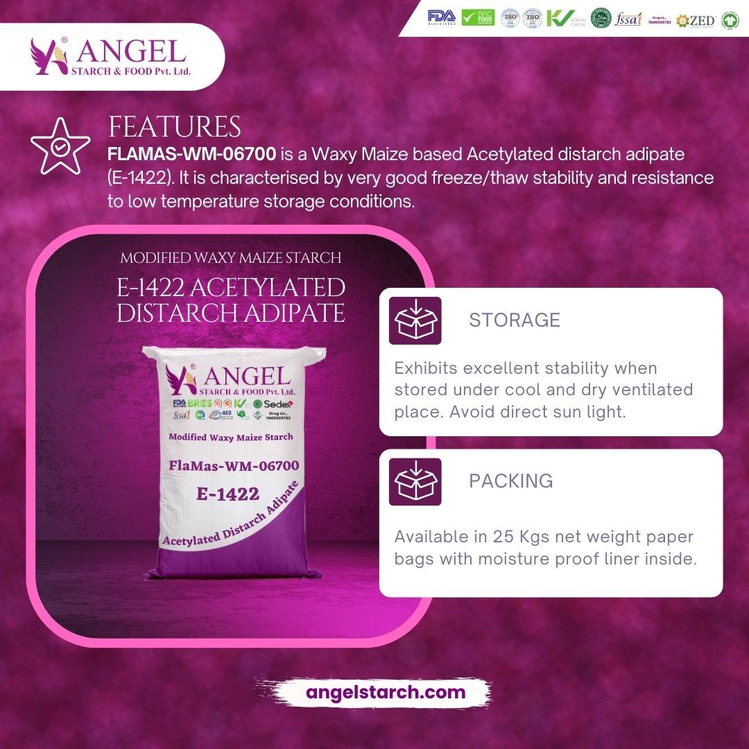 Original Modified E-1422 Acetylated Distarch Adipate Waxy Maize Starch For Fruit Pie Fillings