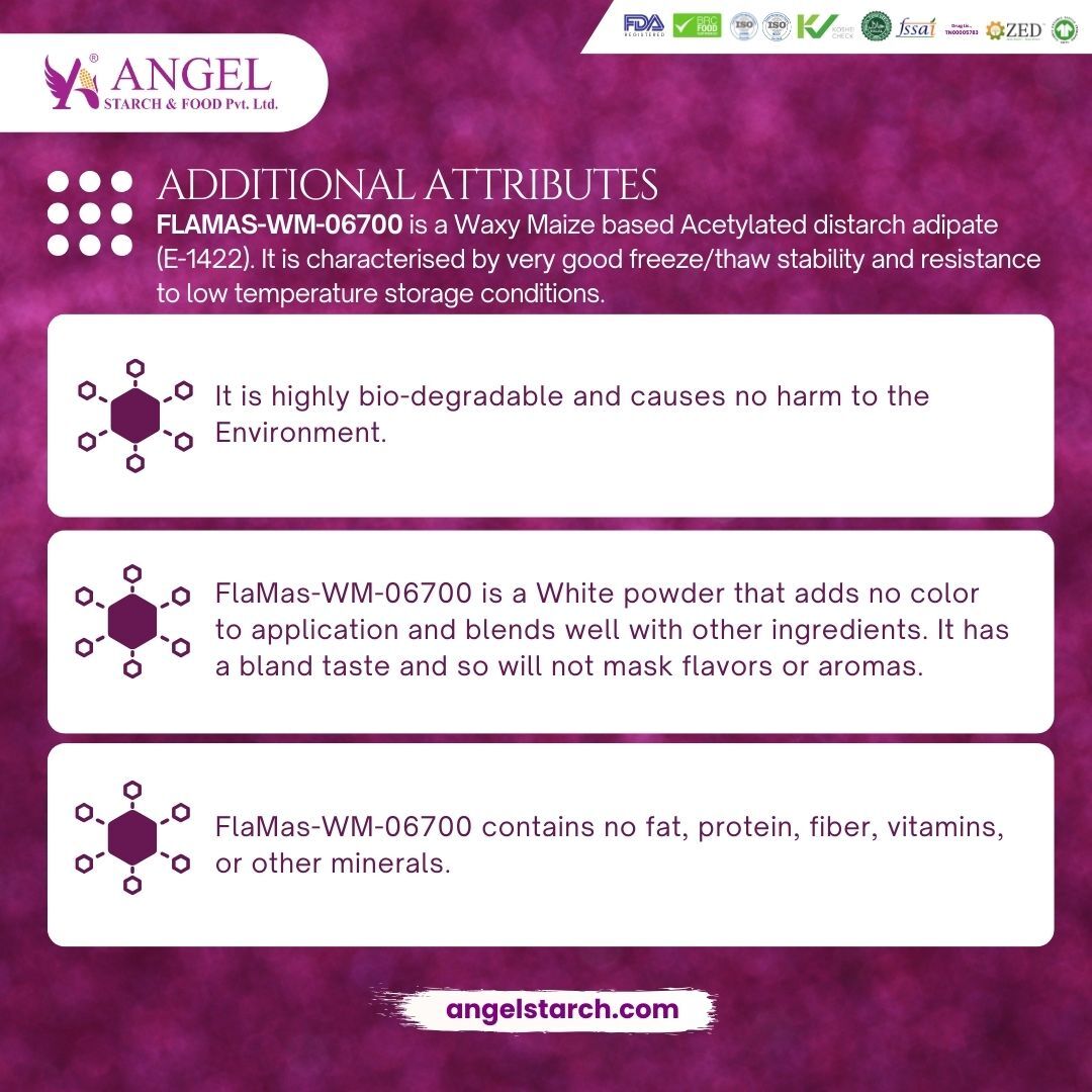 Original Modified E-1422 Acetylated Distarch Adipate Waxy Maize Starch For Fruit Pie Fillings