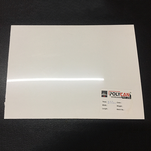 1.50mm White PP Sheet - Customizable Size, Rigid Polypropylene Material, Non-Transparent Privacy | Available in Various Colors, Warranty Included