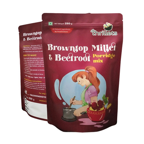 Browntop Millet Beetroot Porridge Mix - Packaging Size: 250G