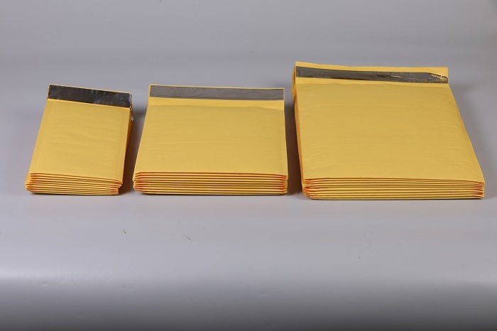 Paper Bubble Envelope - Kraft And Bubble Wrap, Standard Size, Multicolour, Double String Design For Secure Transport