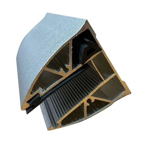 Aluminum Balcony Profile Extrusion - Corrosion-Resistant Aluminum, Customised Size, Silver Color, Powder Coated Finish | Versatile Design Opportunities, Lightweight Structure