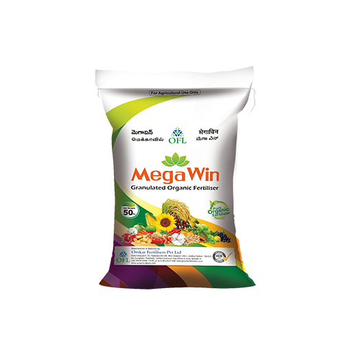 Granulated Organic Fertilizers Megawin 50 Kg - Application: Agriculture